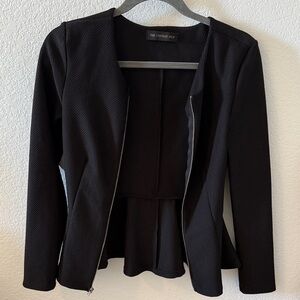 Textured Black Blazer
